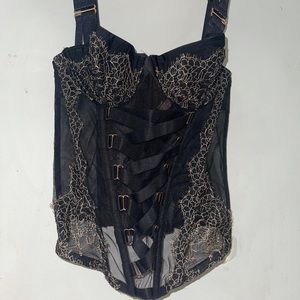 Women's VS Corset & Garter Belt Set